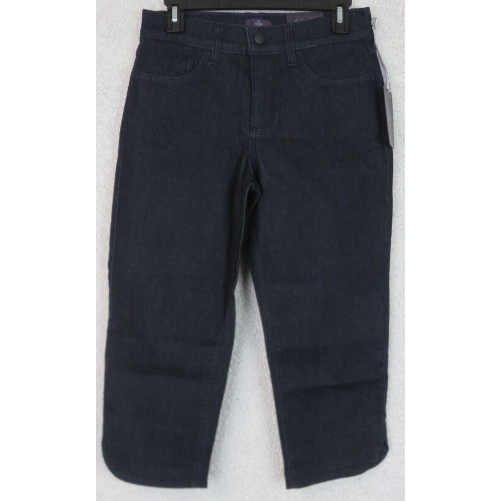Not Your Daughters Jeans NYDJ Crop Size 6 Blue Pants Measures 28x21 New USA Made